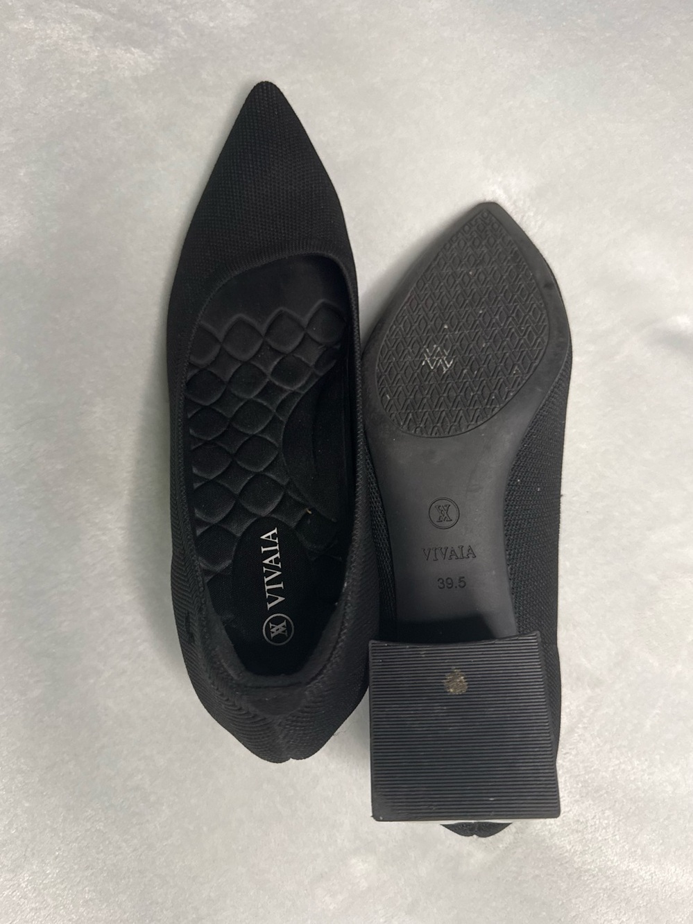 VIVAIA Pointed Toe Block Heel Sz 39.5 / US 8.5 - Picture 6 of 7